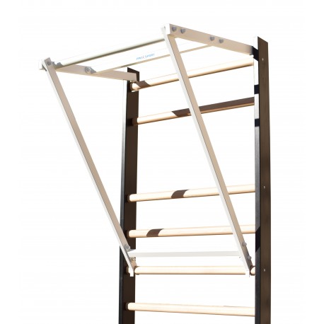 Drążek gimnastyczny na drabinkę składany biały lub czarny